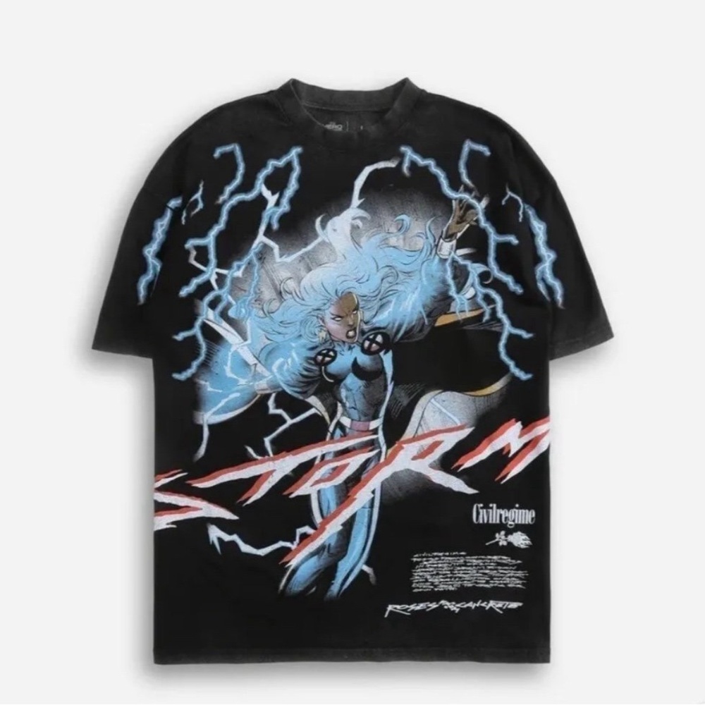 CIVIL REGIME X DARC SPORT X MARVEL X-MEN STORM SHIRT-
